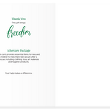 Provide an Aftercare Package