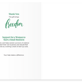 Help a Woman start a Small Business